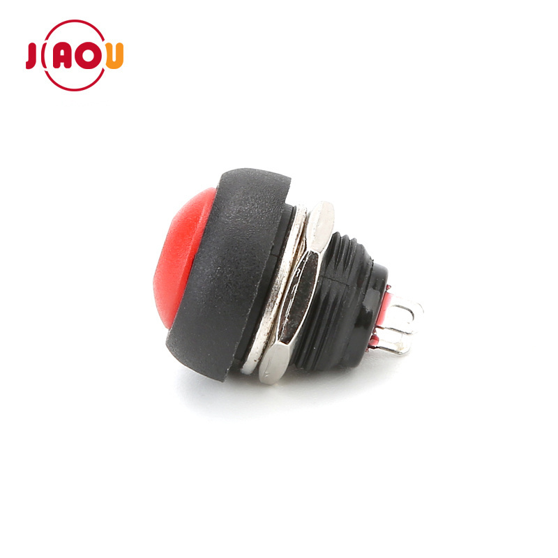 JIAOU YUEQING 12mm waterproof momentary push button switch pbs-33b