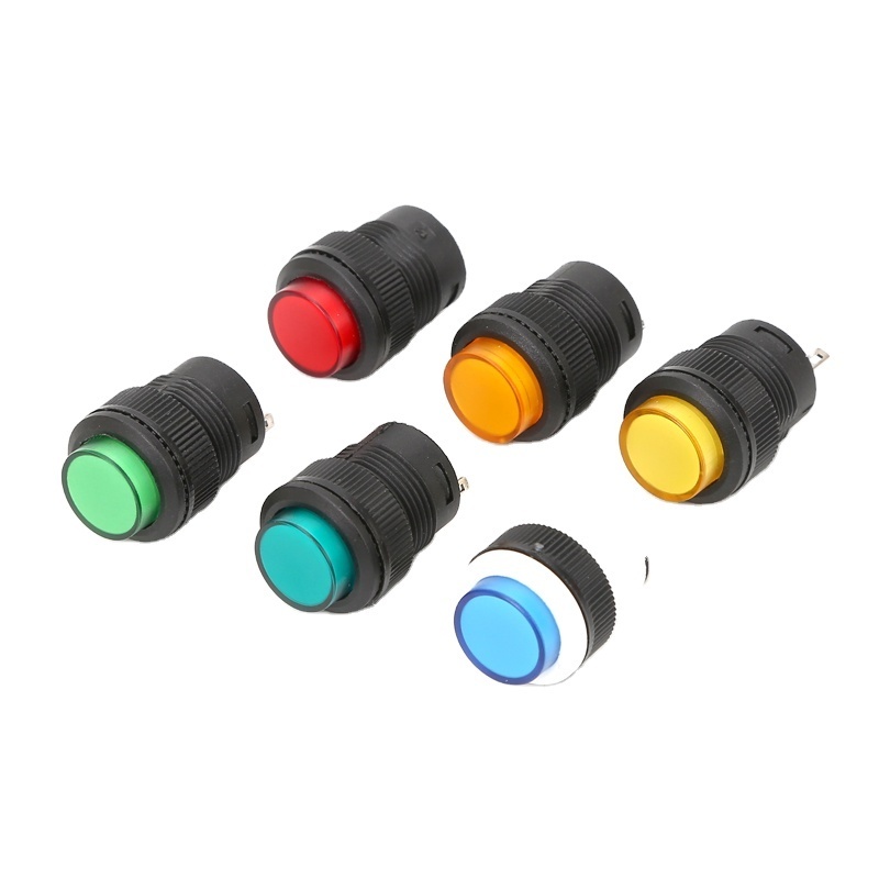 JIAOU  YUEQING R16-503A 16MM round on off push button switch