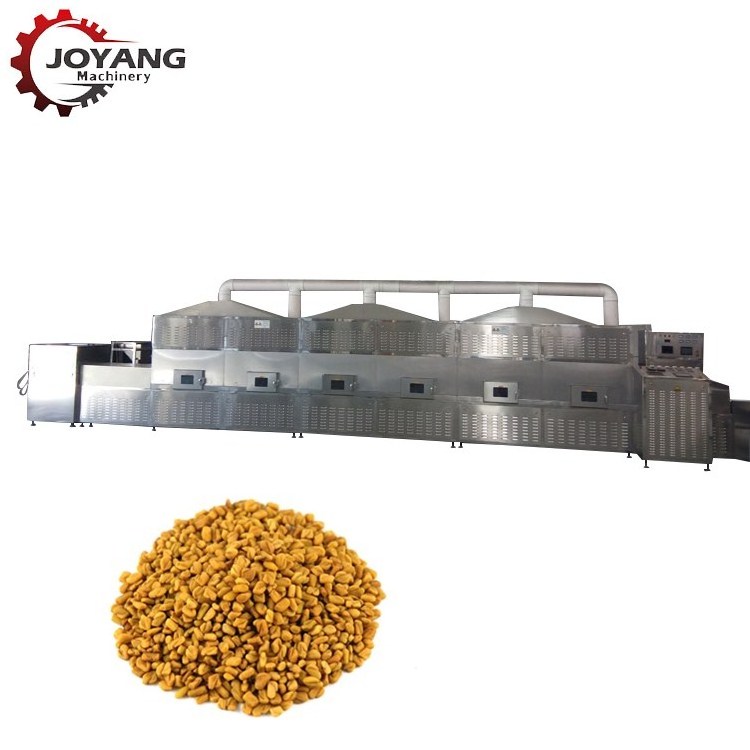 Continuous Automatic Sesame Seeds Microwave Sterilization Plant Sesame Powder Sterilizer Machine