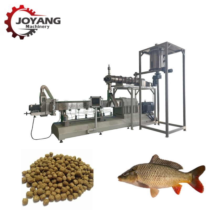 Trout Catfish Carp Tilapia Floating Fish Food Processing Aquatic Feed Production Line Machine