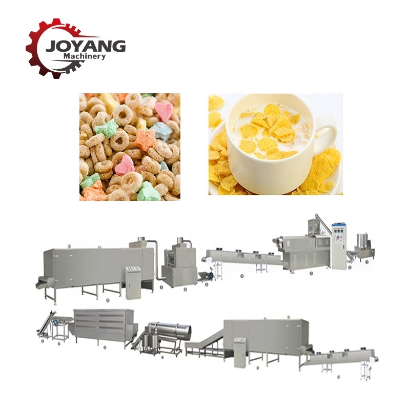 Corn Flakes Machine Crispy Corn Flakes Breakfast Cereals Manufacturing Plant Cereal Corn Flakes Production Line