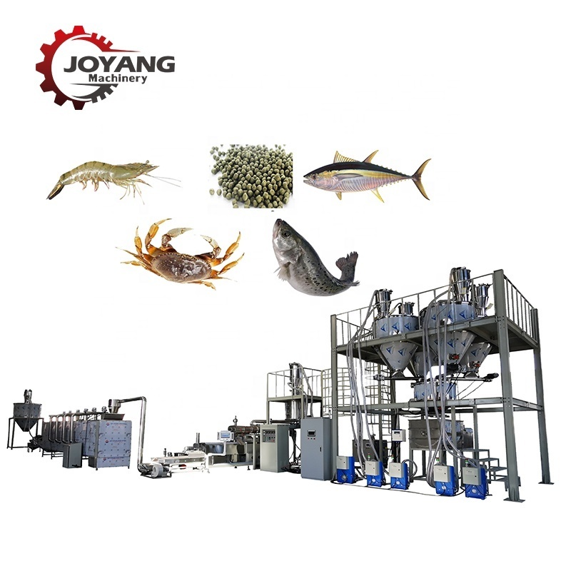 Trout Catfish Carp Tilapia Sturgeons White Floating Fish Feed Making Machine Sinking Aquatic Feed Production Line