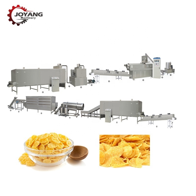 Corn Flakes Machine Crispy Corn Flakes Breakfast Cereals Manufacturing Plant Cereal Corn Flakes Production Line