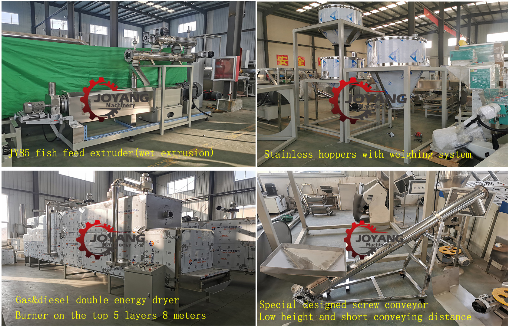 Fully Automatic Linea de production de alimentos para mascotas Kibble Pet Food Dry Dog Cat Food Extruder Line