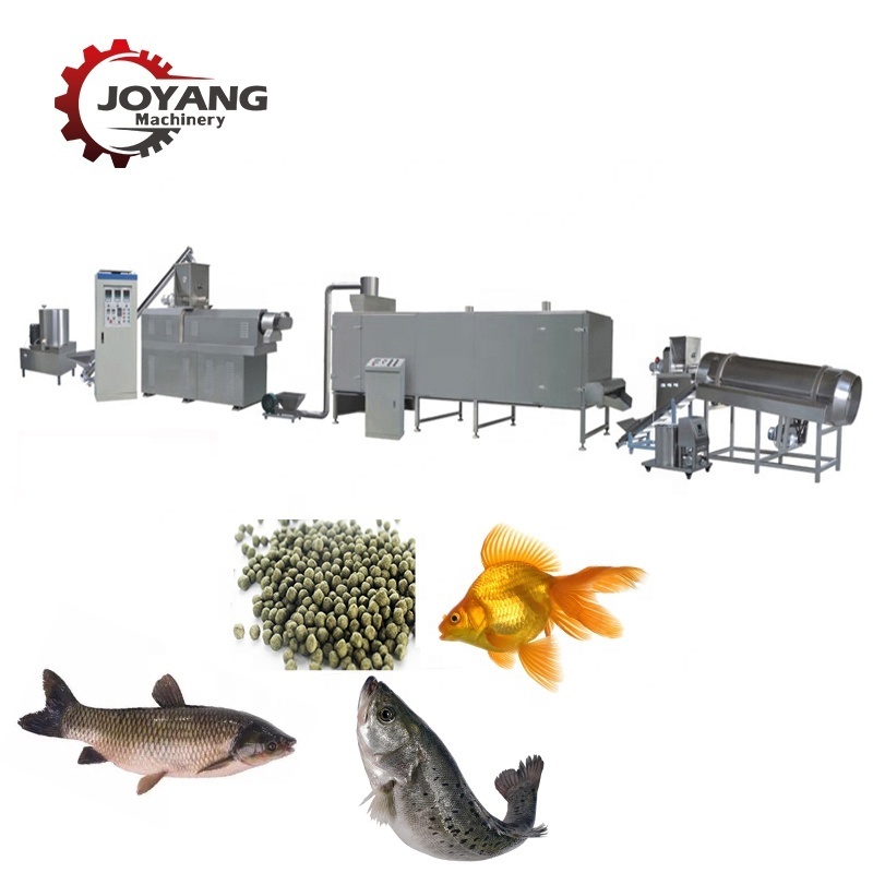 Full Production Line Floating Sinking Trout Rainbow Fish Feed Manufacturing Equipment