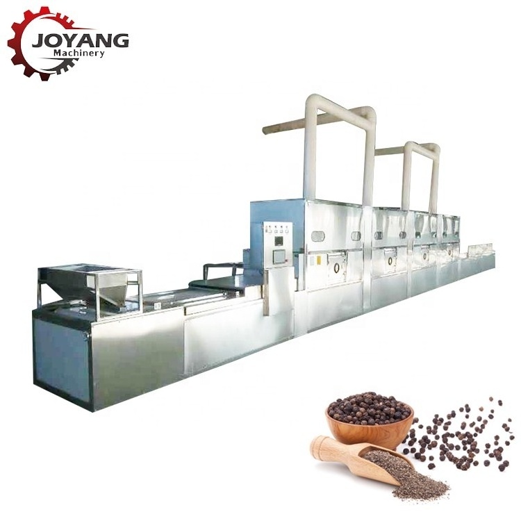 Continuous Automatic Sesame Seeds Microwave Sterilization Plant Sesame Powder Sterilizer Machine