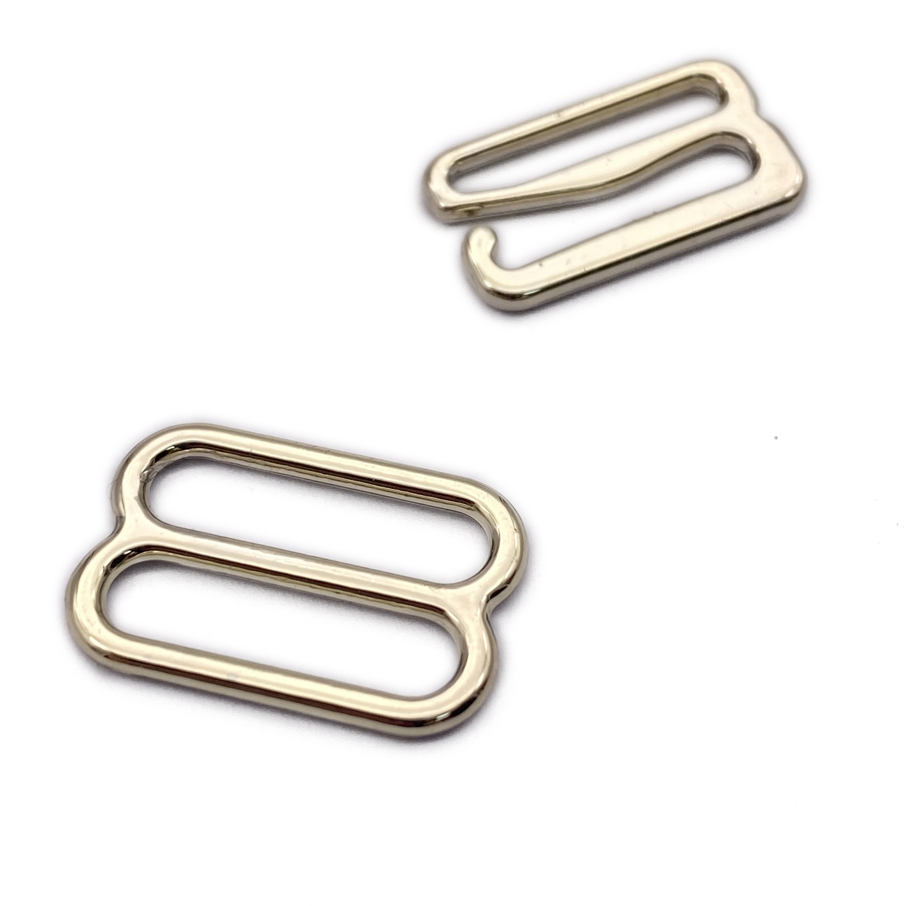 Metal Adjustable Bra Strap Buckle Supplies Sliders And Rings Hook Clasps