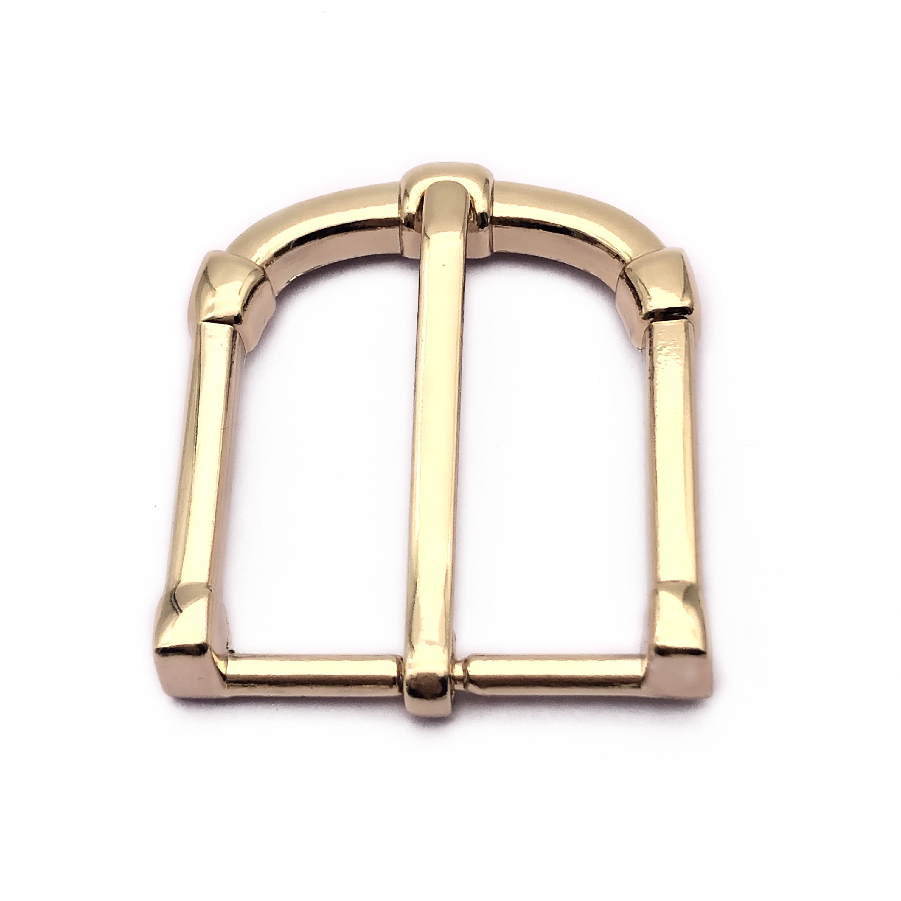 High quality custom style eco-friendly material zinc alloy light gold fashion belt accessory metal pin belt buckle 35mm