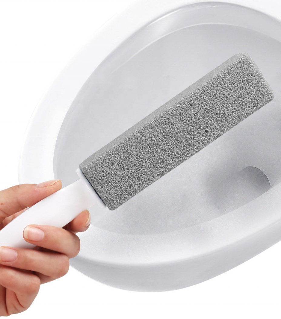 All Purpose Cleaning Tools Bowl Cleaner Pumice Toilet Cleaning Brush Pumice Stone Toilet Brush With Extra Long Handle