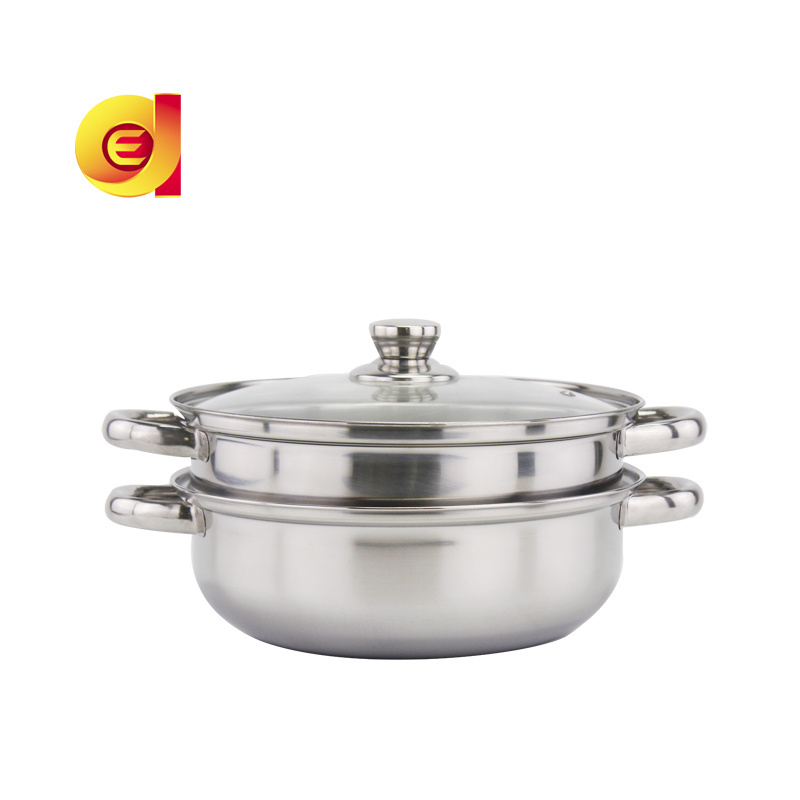 High Efficiency Multi-layer Kitchen Seafood Bun Steamer Stainless Steel Dim Sum Steamer