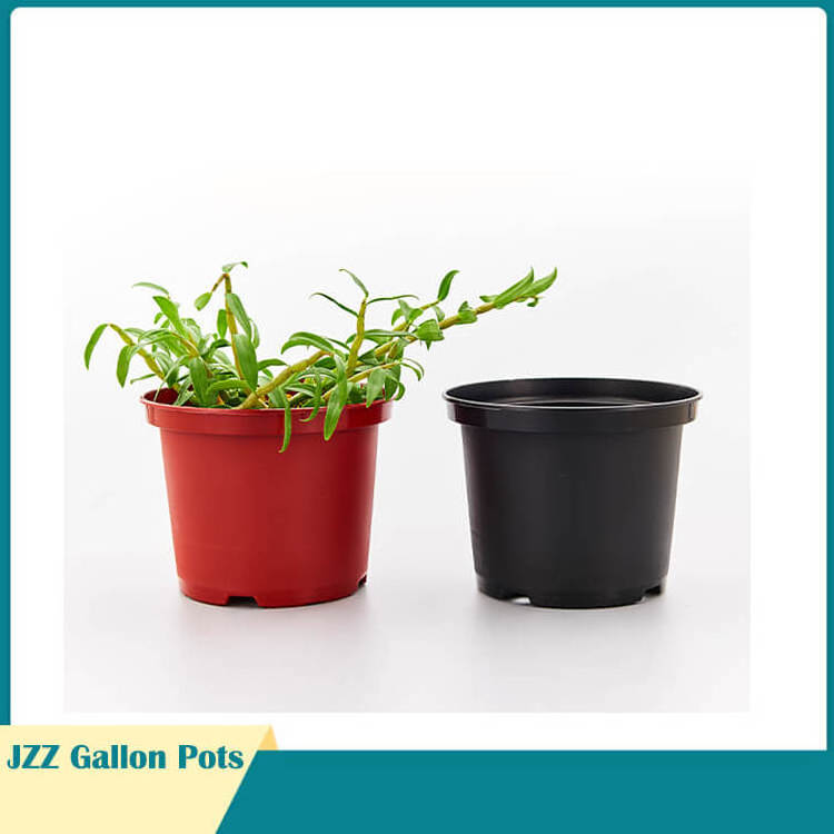 JQ 1 2 3 5 7 10 15 Gai Pp Gallon Pot Supply Plastic Gallon Pot Black Garden Nursery Pots