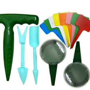 DIY Seedling Dibber Starter Kit Waterproof Plant Markers Labels Plastic Tags Plant Nursery Labels Dial Seeds Sower Tool Sets