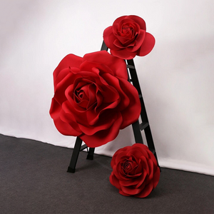 Artificial EVA Foam Rose Flower Giant Wedding Party Event Decorative Flowers Handmade Outdoor Waterproof Rose