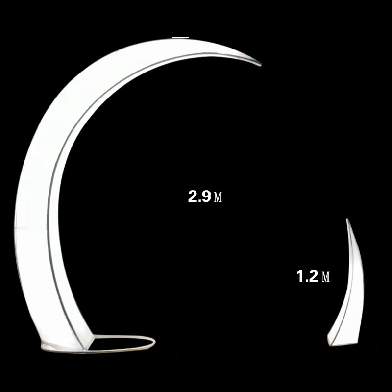 2024 Wedding Props Wrought Iron Glowing Moon Light Box Starry Moon Style Props Stage Layout Arches on-site Decorative Ornaments