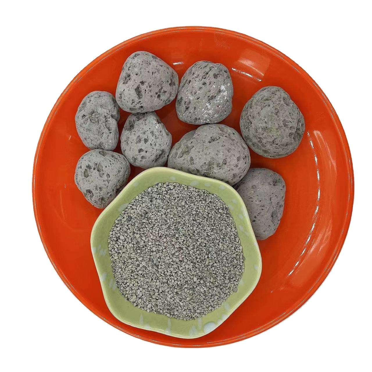 natural white and grey lava volcanic stone pumice stone horticulture pumice