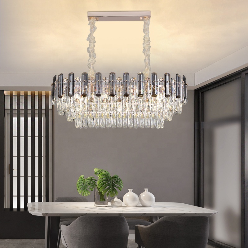 Modern luxury chandelier bedroom living room decorative lighting LED K9 crystal chandelier