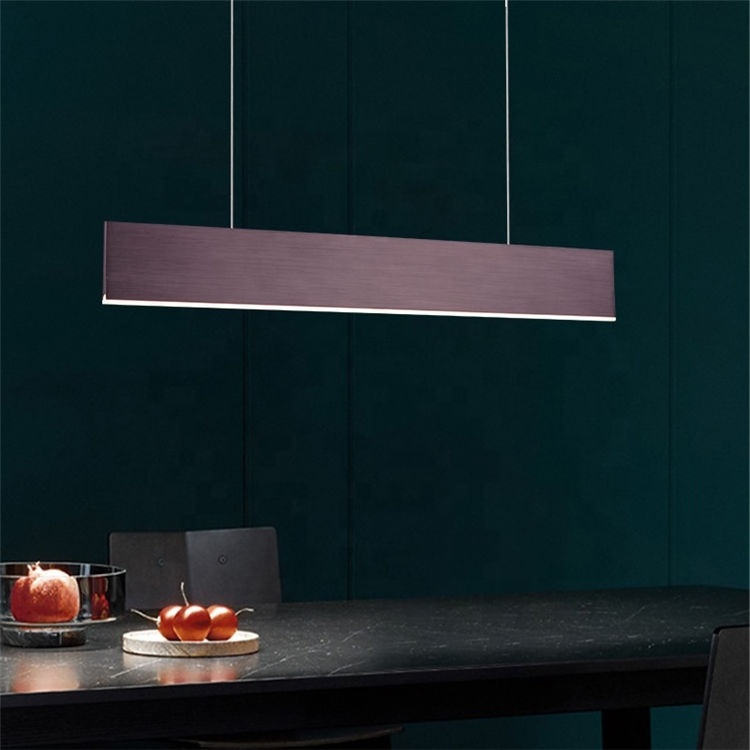 Custom Contemporary Minimalist Kitchen Dining Table Led amp Lighting Pendant Chandeliers