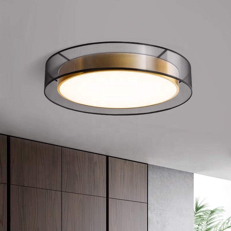 Modern  Style Light Luxury Simple Creative Round Ceiling Lamp For Living Room Bedroom