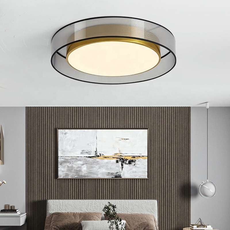 Modern  Style Light Luxury Simple Creative Round Ceiling Lamp For Living Room Bedroom