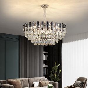 Modern luxury chandelier bedroom living room decorative lighting LED K9 crystal chandelier