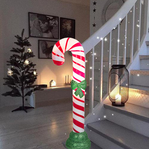 2022 Christmas  Decoration  Blow mold candy cane