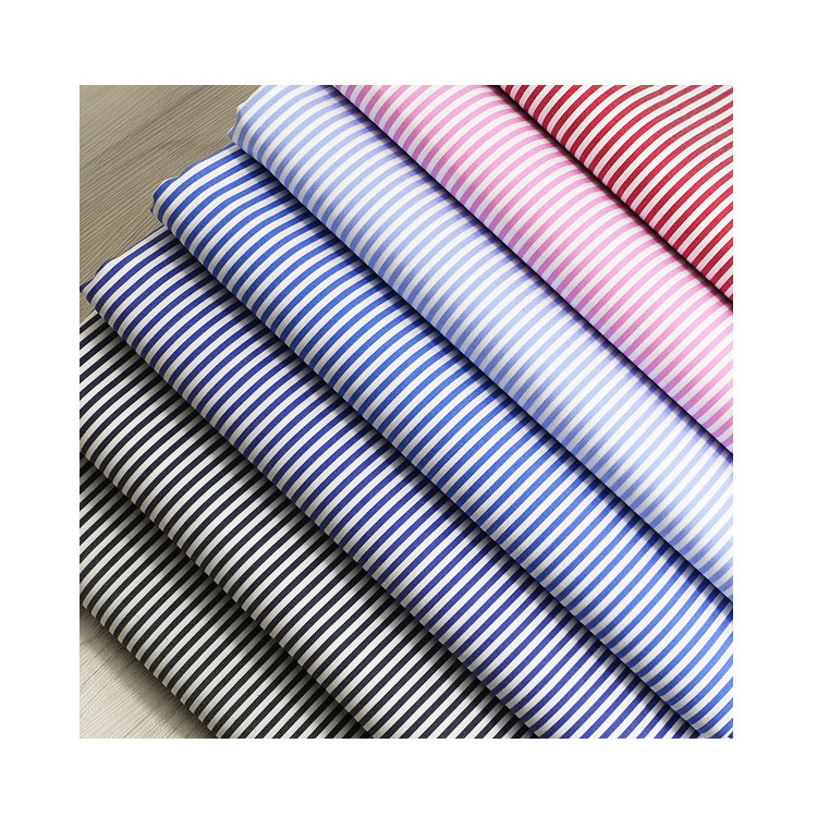 65%C 32%N 3%SP Yarn Dyed fabric Stretch Cotton Nylon Blend Fabric Spandex Shirting Dress Fabric