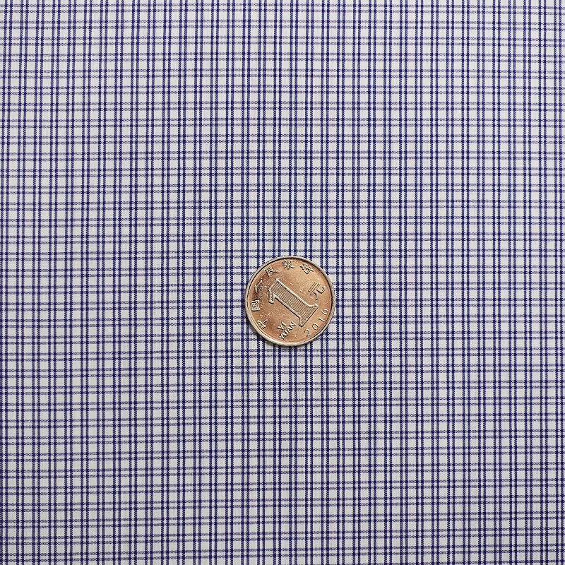 Factory price 60S cotton nylon spandex fabric check yarn dyed shirt fabric elastic plaid men shirting fabric