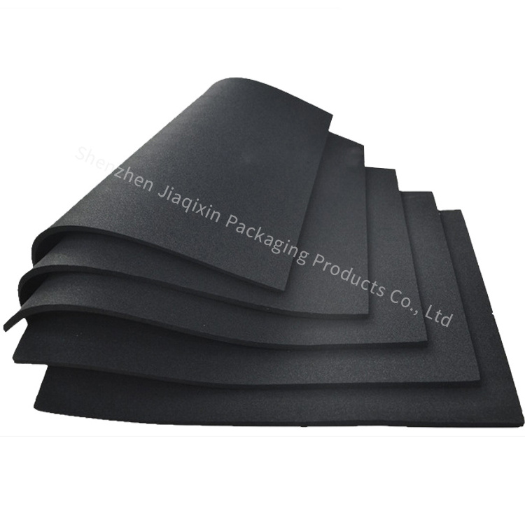 Neoprene cotton, fireproof, flame retardant, high temperature resistant foam, black CR sealing cotton, factory customized