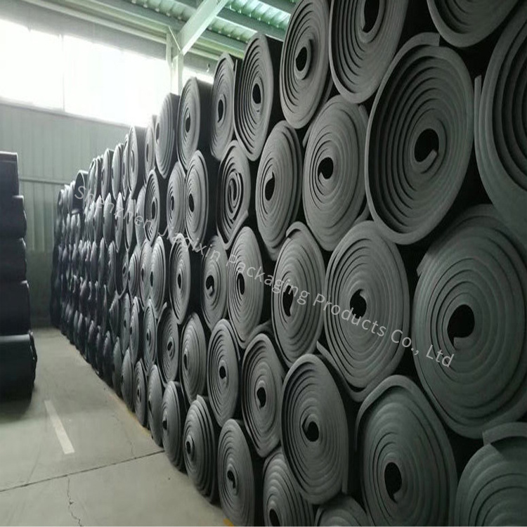 Neoprene cotton, fireproof, flame retardant, high temperature resistant foam, black CR sealing cotton, factory customized