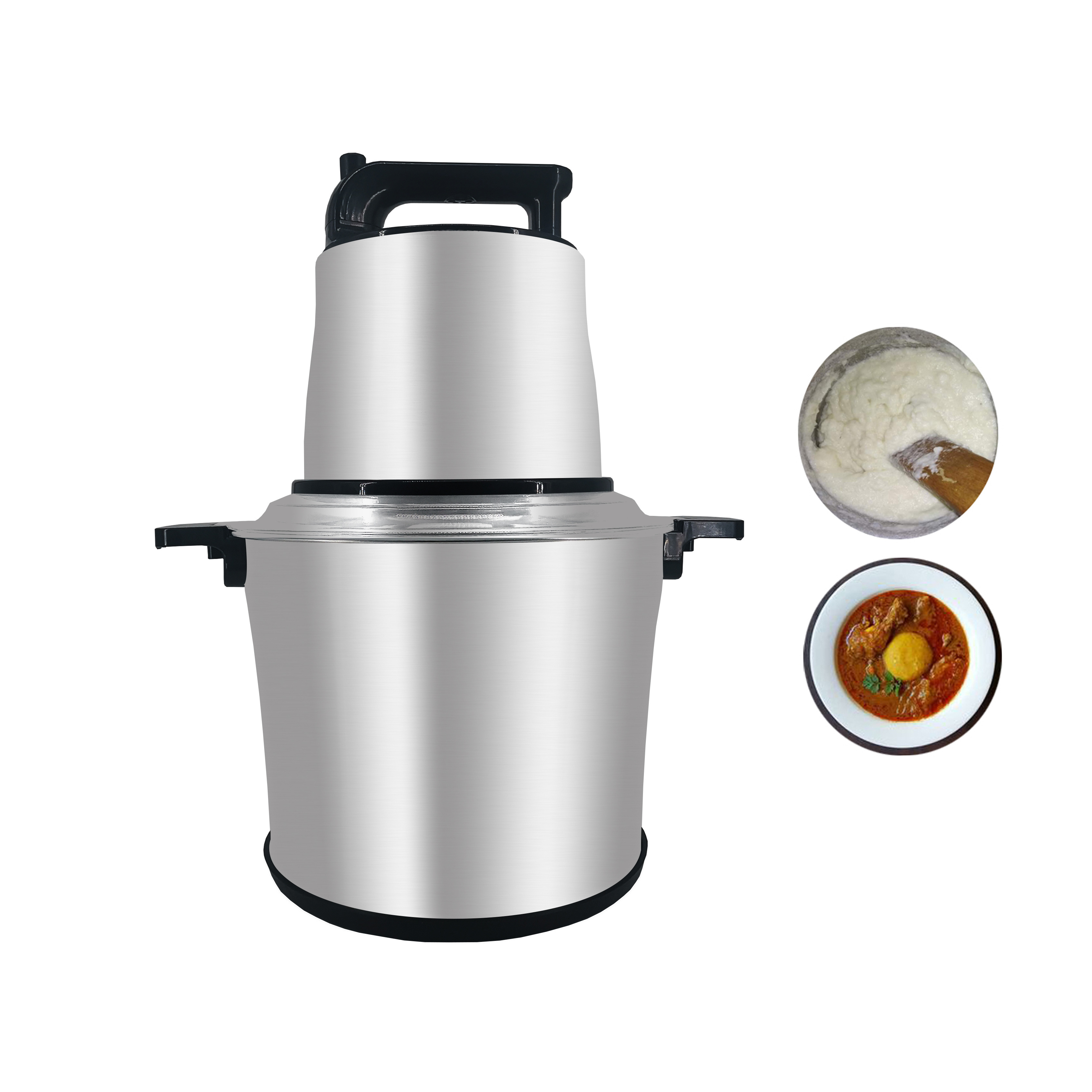 Home Appliance Fufu Machine Ugali Yam Cocoyam Blender Household Food Processor 10 Liters with Pure Copper Motor