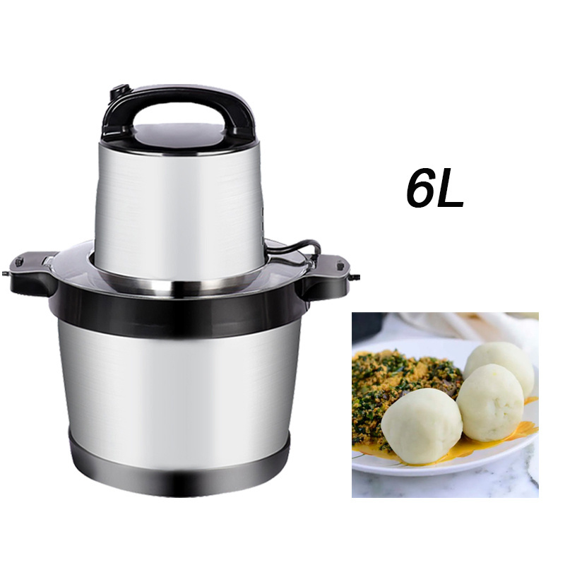 2023 Hot Selling 6L Large Capacity Meat Grinders slicers procesador Chopper Machine For Kitchen