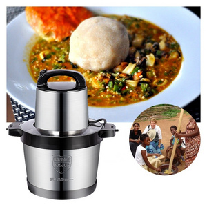 Popular 6L 88 Series Motor Stainless Steel meat grinder chopper machine for kitchen