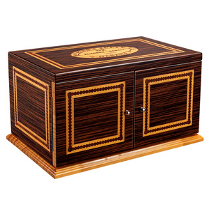 CIGARLOONG Cigar Box Custom Modern Antique Wooden Cigar Humidor Luxury Gift Box Large Case cabinets for smoke shop