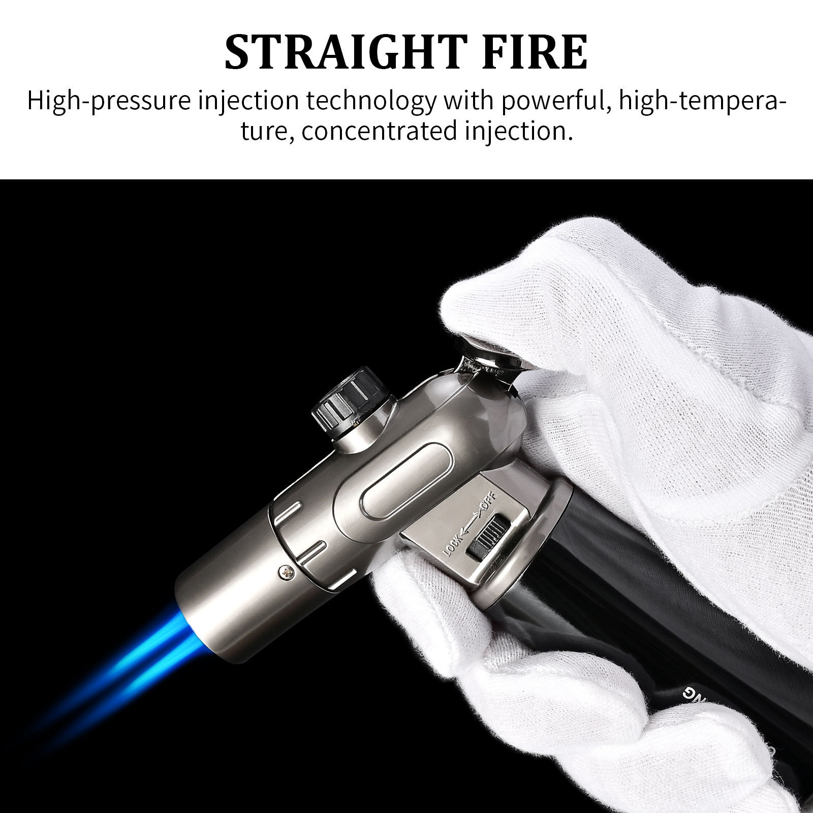 Z Multifunction Lighter Double Jet Flame Cigar Lighter Inflatable Windproof Direct Punch