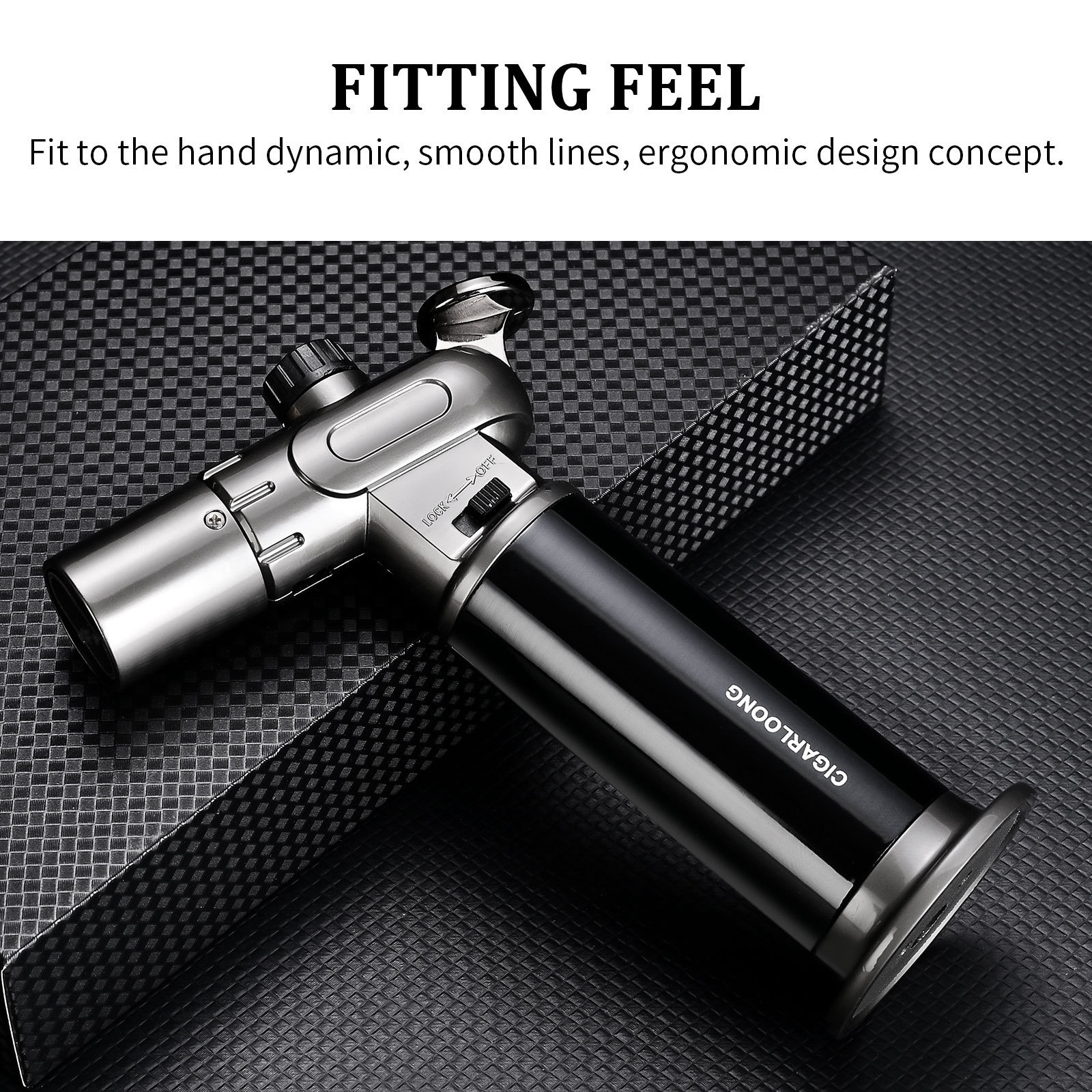 Z Multifunction Lighter Double Jet Flame Cigar Lighter Inflatable Windproof Direct Punch