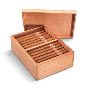 CIGARLOONG Large Capacity Cigar Humidor, Spanish Cedar Wood Lacquerless Alcoholised Cigar Humidor