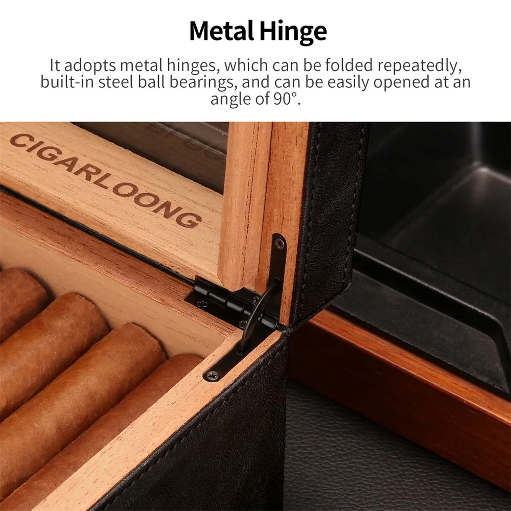 L CIGARLOONG Cigar humidor Spanish cedar wood cigar moisturizing box cigar humidifying box