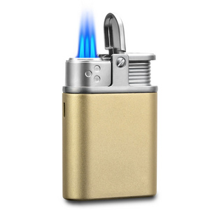 CIGARLOONG Wholesale Custom Logo Smoking Cigar Lighter Windproof Cigarette Gas Oil Lighter