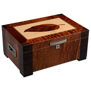 CIGARLOONG New travel portable cigar humidor spanish cedar wooden case box large humidor for cigars china humidifier