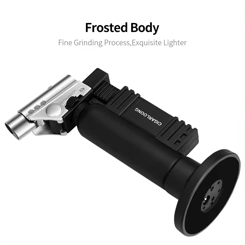 L CIGARLOONG Fangfeng direct impact single fire inflatable cigar lighter, alloy barbecue lighter