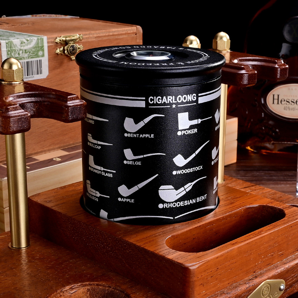 CIGARLOONG Cigar Humidor Box New arrival Seal Lock Wet Large Accommodate Tube with Hygrometer