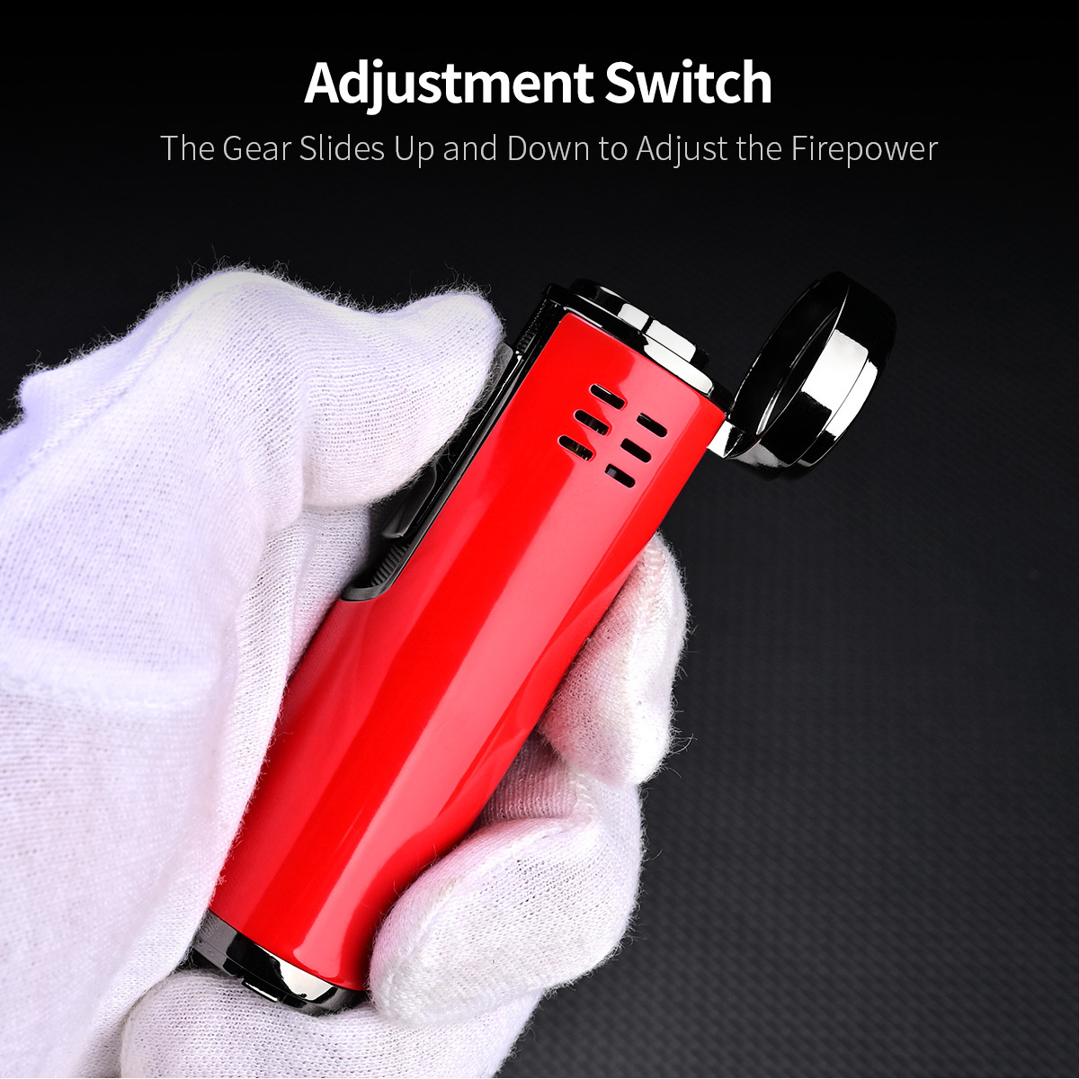 CIGARLOONG High-quality cigar lighter wind proof all in one cigar lighter built cutter lighters for cigars