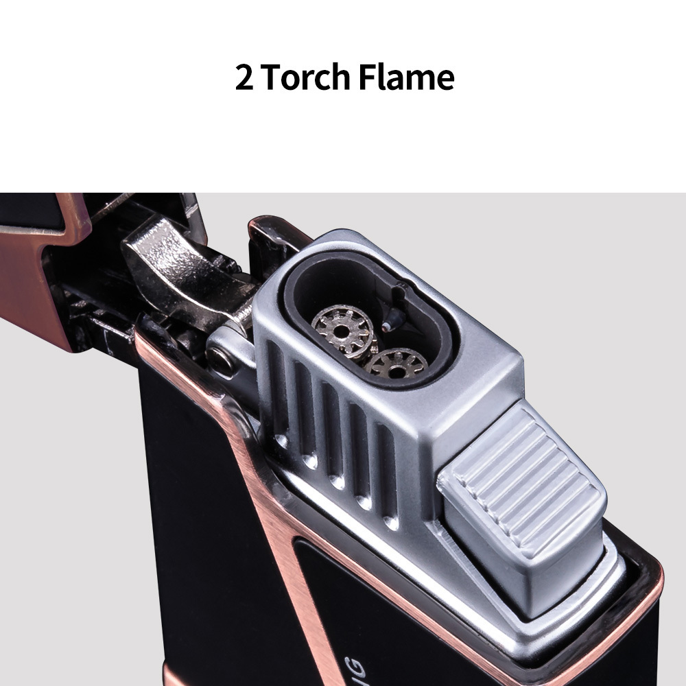 Wholesale Cigar Lighter smoking pipe straight Vintage Style windproof lighter for vapers