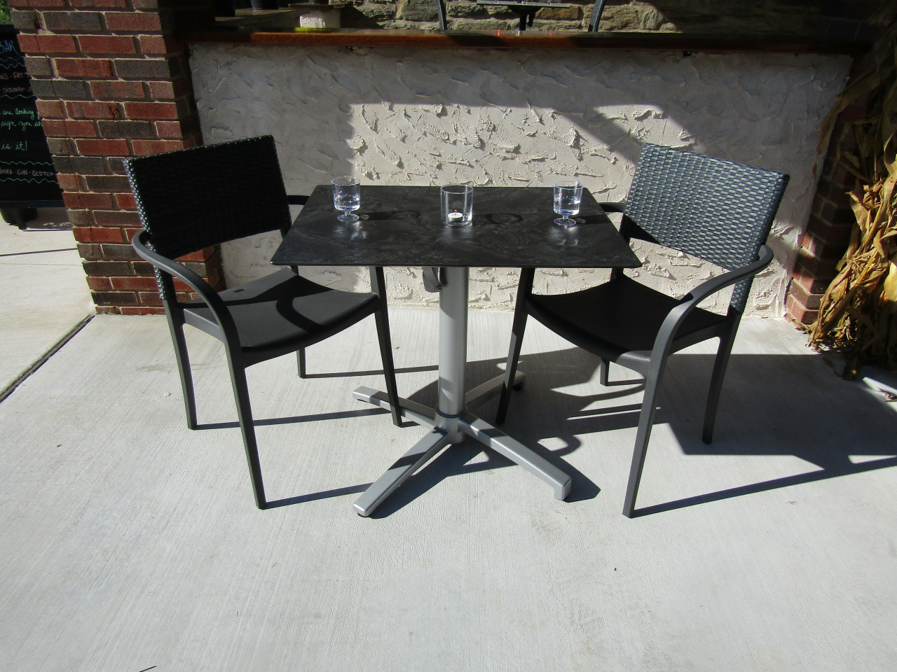 Hpl Outdoor tabletop high pressure laminate UV-resistant tabletop compact dining tabletop