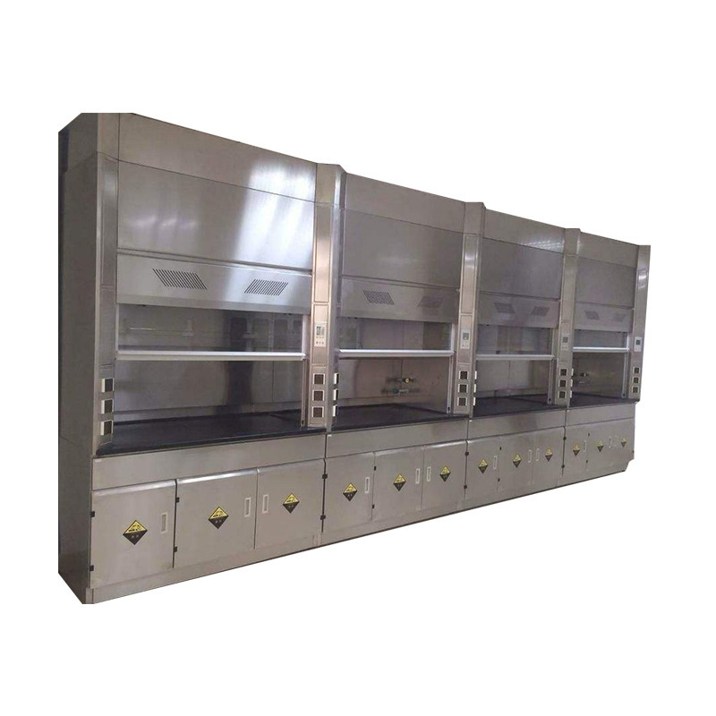 Stainless Steel Fume Hood Guangzhou Factory custom fume cupboard ss304 fume closet for laboratory