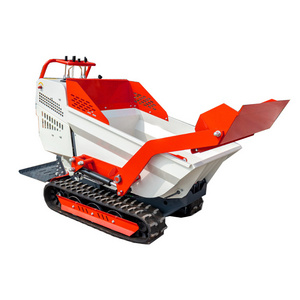 Wholesale Factory Price Mini Dumper Truck 500Kg Garden Tractor Loader Attachment Self Loading Wheelbarrow Mini Dumper