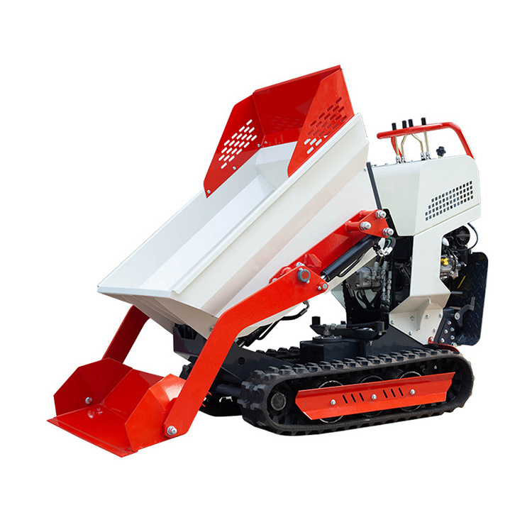 Wholesale Factory Price Mini Dumper Truck 500Kg Garden Tractor Loader Attachment Self Loading Wheelbarrow Mini Dumper