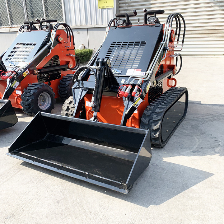 Hot Online Sales Mini Skid Steer Loader With Track Electric Mini Skid Steer Loader For Sale