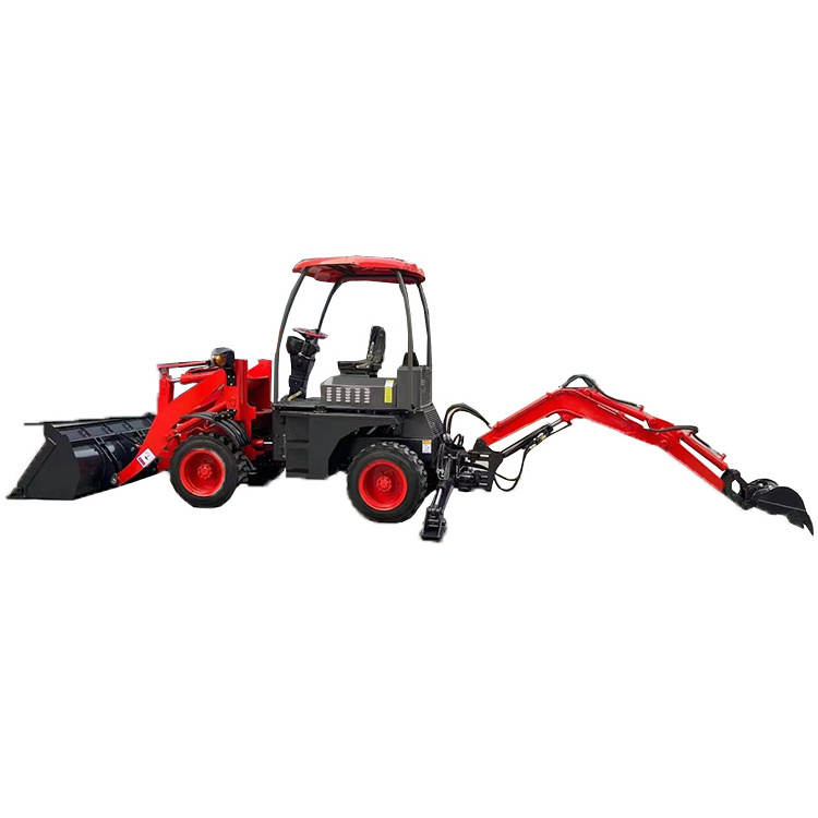 New Small Wheel Chinese Backhoe Loader Backhoe Excavator Loader 4X4 Mini Backhoe Loader