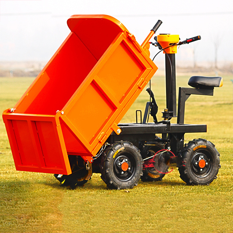 Heavy Duty Electric Mini Dumper Engineering 4 Wheel Diesel Dump Truck